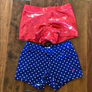 Varsity Cheer Shorts - 2 pairs